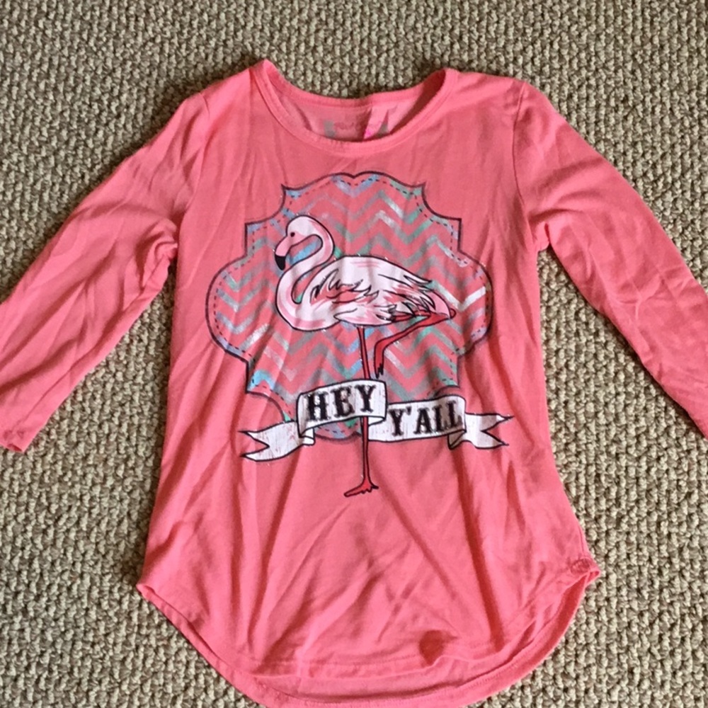Pink long sleeve shirt